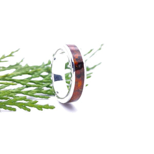 Men&#39;s Ring, Band Ring, Thumb Ring, Gift for Him, Amber Ring, Wedding Ring, Sterling Silver Band Ring, Minimalist Silver Band Ring, Handmade